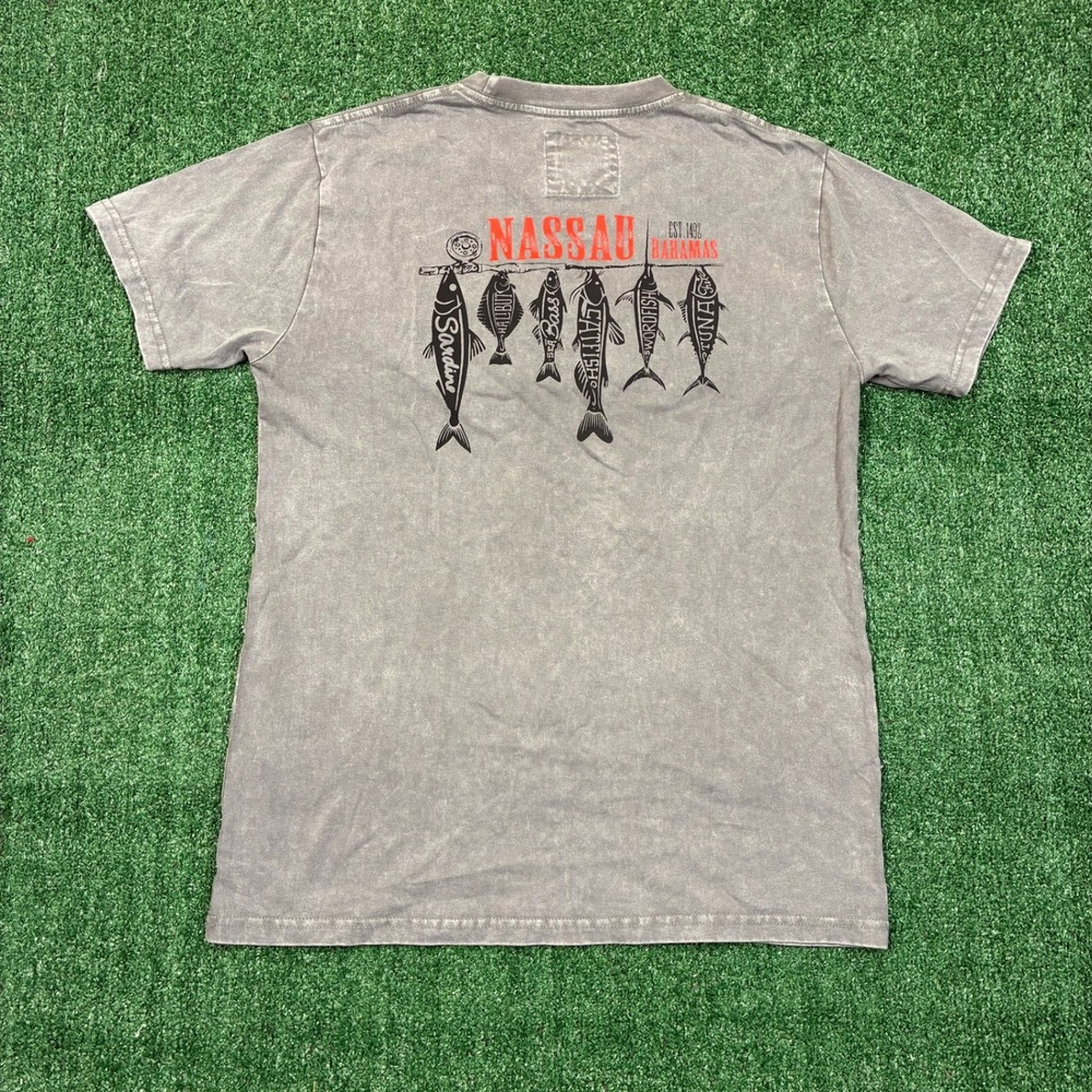 Legacy Nassau Bahamas Fishing Graphic T-shirt